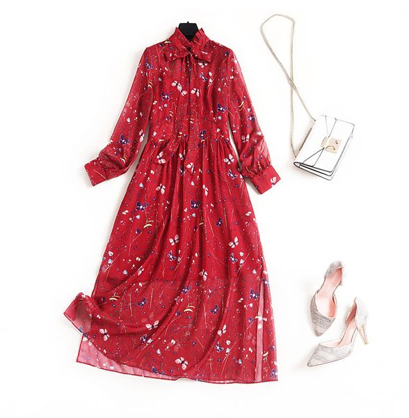butterfly printed chiffon dress 2020 spring stand collar slit dress with suspenders fashion vintage clothes new, Black;gray
butterfly printed chiffon dress 2020 spring stand collar slit dress with suspenders fashion vintage clothes new, Black;gray
