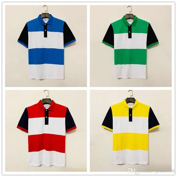 20ss cotton stripes men brand polo shirts 2020 summer new women men designer fashion polos mens luxury t shirts breathable clothes men polos, White;black
20ss cotton stripes men brand polo shirts 2020 summer new women men designer fashion polos mens luxury t shirts breathable clothes men polos, White;black