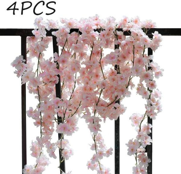 4 pcs artificial cherry blossom garland hanging vine silk garland wedding party decor 1.8 m faux cherry vine home garden hanging
4 pcs artificial cherry blossom garland hanging vine silk garland wedding party decor 1.8 m faux cherry vine home garden hanging