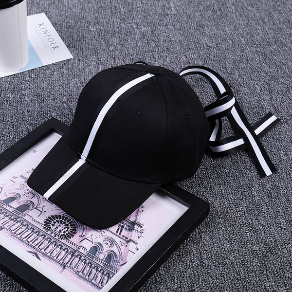 korean version of the new black and white striped long belt baseball cap spring and summer men women couple outdoor visor cap, Blue;gray
korean version of the new black and white striped long belt baseball cap spring and summer men women couple outdoor visor cap, Blue;gray