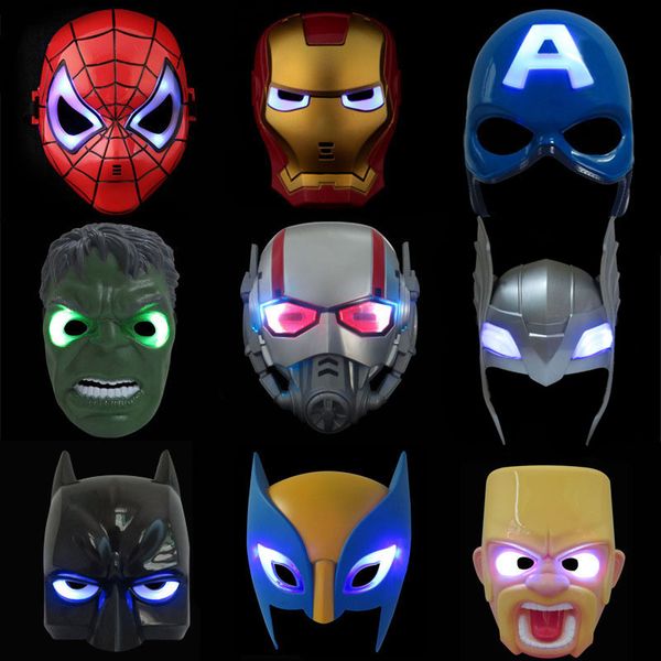 marvel avengers kids luminous masks led lighted masks dc justice league spider-man captain america iron man hulk super heros glow toys
marvel avengers kids luminous masks led lighted masks dc justice league spider-man captain america iron man hulk super heros glow toys