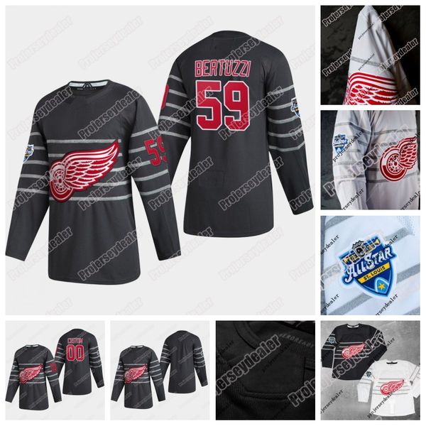 red wings 2020 all-star game jersey tyler bertuzzi джимми ховард энтони мантха дилан ларкин джастин абделькадер филип хронек даррена хелм, Black;red
red wings 2020 all-star game jersey tyler bertuzzi джимми ховард энтони мантха дилан ларкин джастин абделькадер филип хронек даррена хелм, Black;red