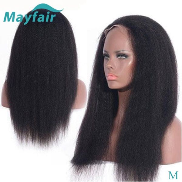 13x4 kinky straight wig 150% lace front human hair wigs for women mongolian remy hair lace wigs yaki human, Black;brown
13x4 kinky straight wig 150% lace front human hair wigs for women mongolian remy hair lace wigs yaki human, Black;brown