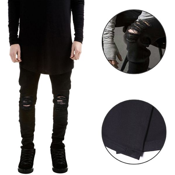 men solid ripped trousers men slim mid waist denim cloth-fitting pants casual pants straight jeans men's jeans stretch trousers, Blue
men solid ripped trousers men slim mid waist denim cloth-fitting pants casual pants straight jeans men's jeans stretch trousers, Blue