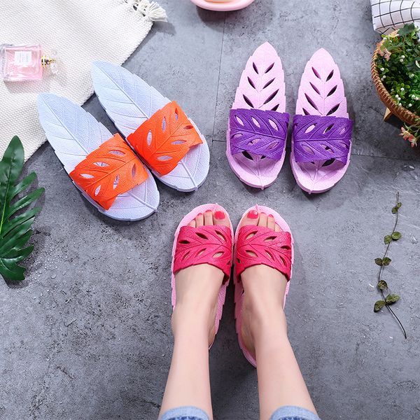 hollow leaves bath mens slippers shoes summer household slippers bathroom slipperproof indoors couple slippers wj647, Black
hollow leaves bath mens slippers shoes summer household slippers bathroom slipperproof indoors couple slippers wj647, Black