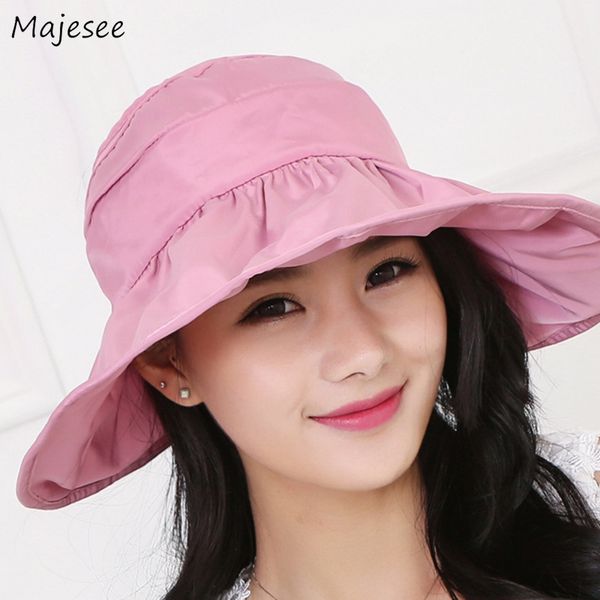 sun hats women large brim solid sweet elegant ladies korean style all-match womens hat summer girl protection empty harajuku, Blue;gray
sun hats women large brim solid sweet elegant ladies korean style all-match womens hat summer girl protection empty harajuku, Blue;gray