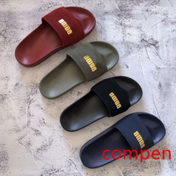 2019 rihanna leadcat suede slippers designer sandals luxury slide summer fashion wide flat slippery sandals slipper flip flop size 35-45
2019 rihanna leadcat suede slippers designer sandals luxury slide summer fashion wide flat slippery sandals slipper flip flop size 35-45