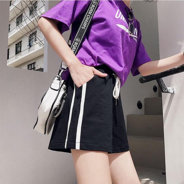 ulzzang fashion solid color cotton striped short pants casual student women loose shorts new high waist elastic shorts sport, White;black
ulzzang fashion solid color cotton striped short pants casual student women loose shorts new high waist elastic shorts sport, White;black