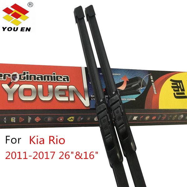 youen wiper blades for kia rio 2011 2012 2013 2014 2015 2016 2017 windscreen windshield natural rubber car accessories styling
youen wiper blades for kia rio 2011 2012 2013 2014 2015 2016 2017 windscreen windshield natural rubber car accessories styling