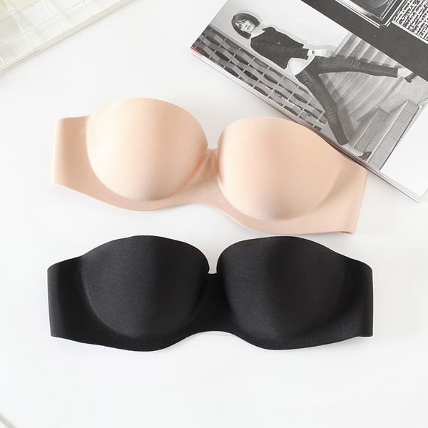 invisible bras women gathering underwear push up strapless bra one piece seamless wedding brassiere underwired back 1/2cup, Red;black
invisible bras women gathering underwear push up strapless bra one piece seamless wedding brassiere underwired back 1/2cup, Red;black