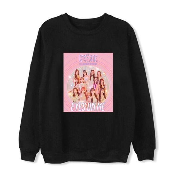 new arrival kpop izone eyes on me album same members p printing hoodies loose pullover fleece/thin sweatshirt, Black
new arrival kpop izone eyes on me album same members p printing hoodies loose pullover fleece/thin sweatshirt, Black