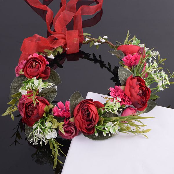 hair accessories trendy adjustable rose color flower crown headband for women girls headwear pography props band
hair accessories trendy adjustable rose color flower crown headband for women girls headwear pography props band