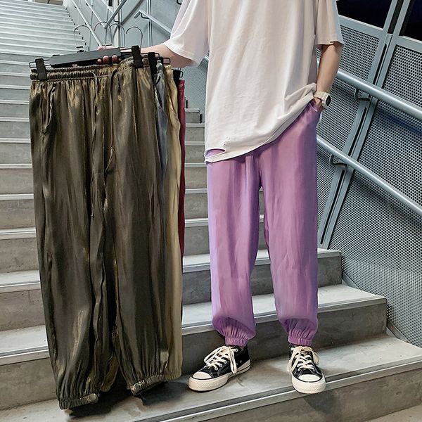 men solid thin summer harem pants mens 2020 loose ankle-length trousers male loose korean style hiphop vintage pants men trouser, Black
men solid thin summer harem pants mens 2020 loose ankle-length trousers male loose korean style hiphop vintage pants men trouser, Black