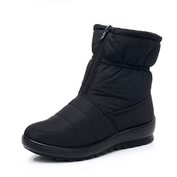 women boots winter shoes women snow boots with zipper plush inside waterproof antiskid female booties, Black
women boots winter shoes women snow boots with zipper plush inside waterproof antiskid female booties, Black