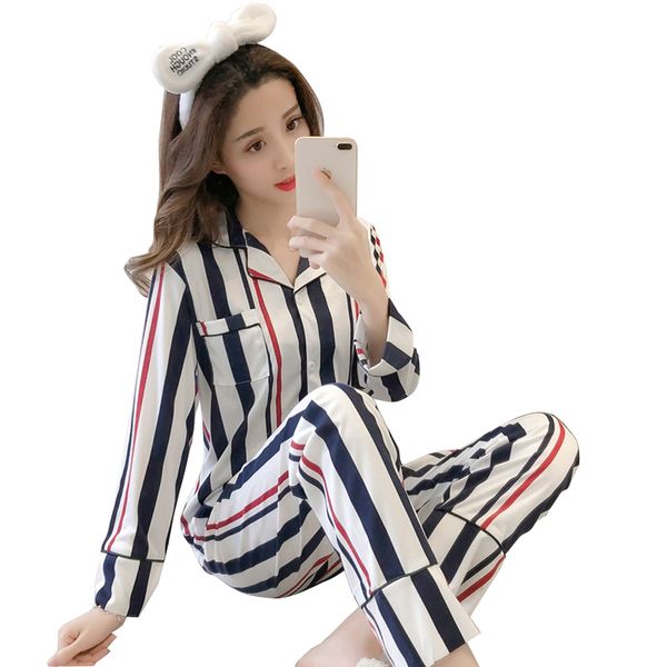 2018 new women pajamas sets autumn long sleeve cartoon print cute sleepwear girl pijamas mujer leisure nightgown clothes, Black;red
2018 new women pajamas sets autumn long sleeve cartoon print cute sleepwear girl pijamas mujer leisure nightgown clothes, Black;red