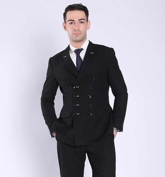 fashion new design double breasted navy men's professional business suits two pieces bridegroom wedding men suits (blazer+pant, Black;gray
fashion new design double breasted navy men's professional business suits two pieces bridegroom wedding men suits (blazer+pant, Black;gray