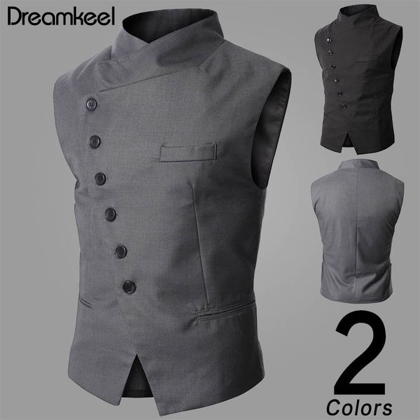 mens vest fashion brand vest men black gray formal business men fit suits & blazer for new arrival y, Black;white
mens vest fashion brand vest men black gray formal business men fit suits & blazer for new arrival y, Black;white