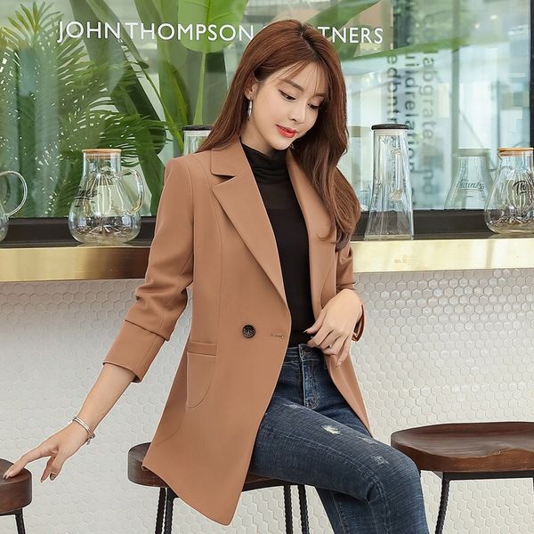 short trench coat women winter new fashion casual single breasted black small outerwear plus size female clothes, Tan;black
short trench coat women winter new fashion casual single breasted black small outerwear plus size female clothes, Tan;black