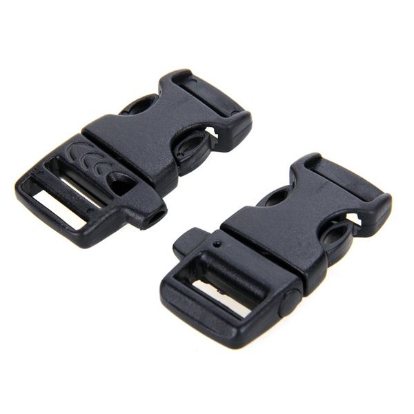 50pcs buckle buckle clip whistle for survival bracelet para rope 15mm black
50pcs buckle buckle clip whistle for survival bracelet para rope 15mm black