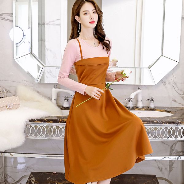 spring-summer new korean version of the large size thin wild dress-style casual-two-piece women's, Black;pink
spring-summer new korean version of the large size thin wild dress-style casual-two-piece women's, Black;pink
