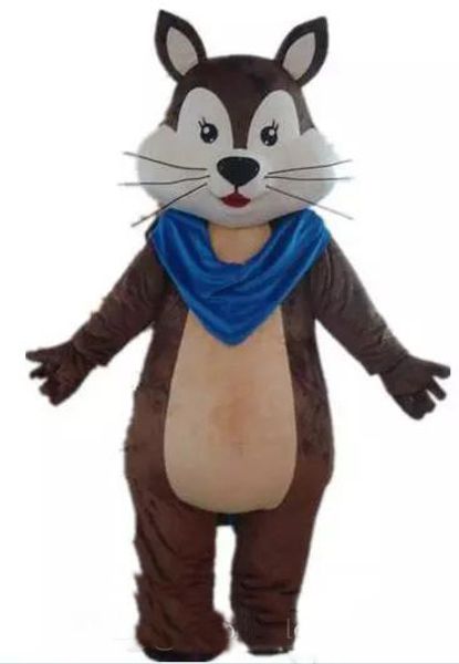 2019 factory direct sale a brown squirrel mascot costume with a blue scarf for to wear, Red;yellow
2019 factory direct sale a brown squirrel mascot costume with a blue scarf for to wear, Red;yellow