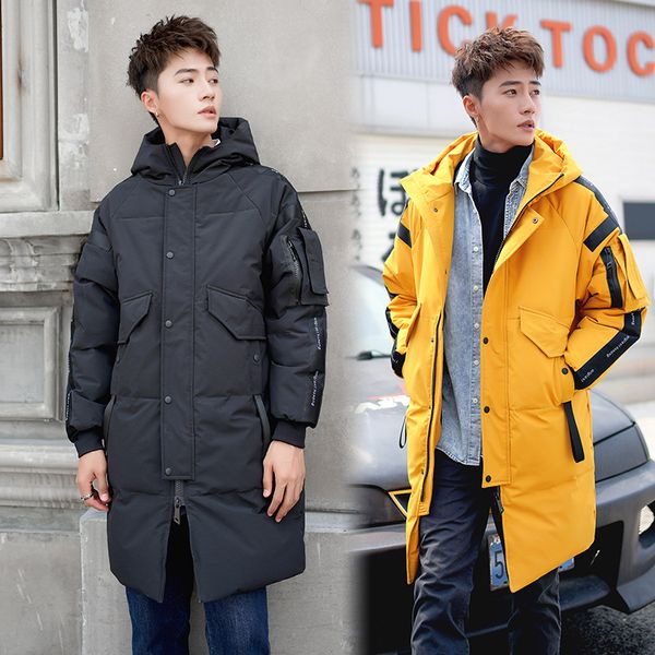 2019 winter new men's down jacket ultralight duck down warm coat black long thick hooded jacket male windproof overcoat jk-833
2019 winter new men's down jacket ultralight duck down warm coat black long thick hooded jacket male windproof overcoat jk-833