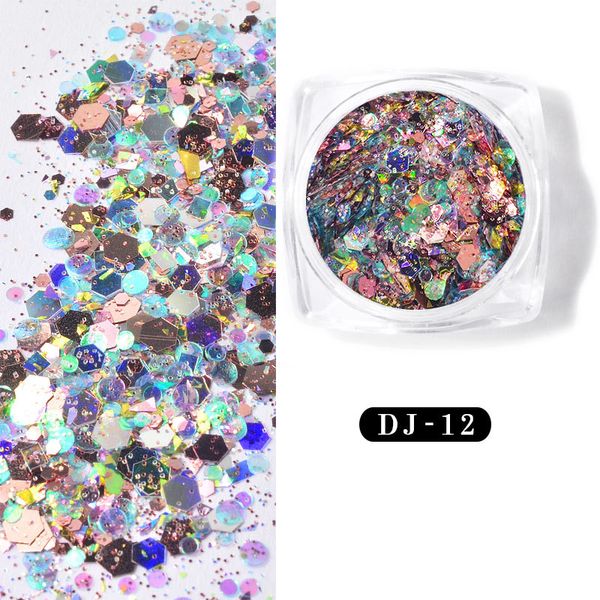 nail glitter 12 colors mermaid flakes 3d holographic sequins art decorations spangles diy tips decor sparkly paillette, Silver;gold
nail glitter 12 colors mermaid flakes 3d holographic sequins art decorations spangles diy tips decor sparkly paillette, Silver;gold