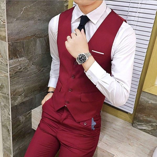 casual new black blue groomsmens vest wedding prom party waistcoat mens vests casual suit wear formal business male vest breathable, Black;white
casual new black blue groomsmens vest wedding prom party waistcoat mens vests casual suit wear formal business male vest breathable, Black;white
