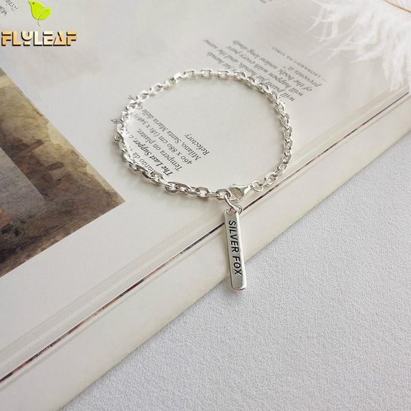 flyleaf simple letter real 925 sterling silver bracelets for women fine jewelry chain bracelets & bangles vintage, Golden;silver
flyleaf simple letter real 925 sterling silver bracelets for women fine jewelry chain bracelets & bangles vintage, Golden;silver