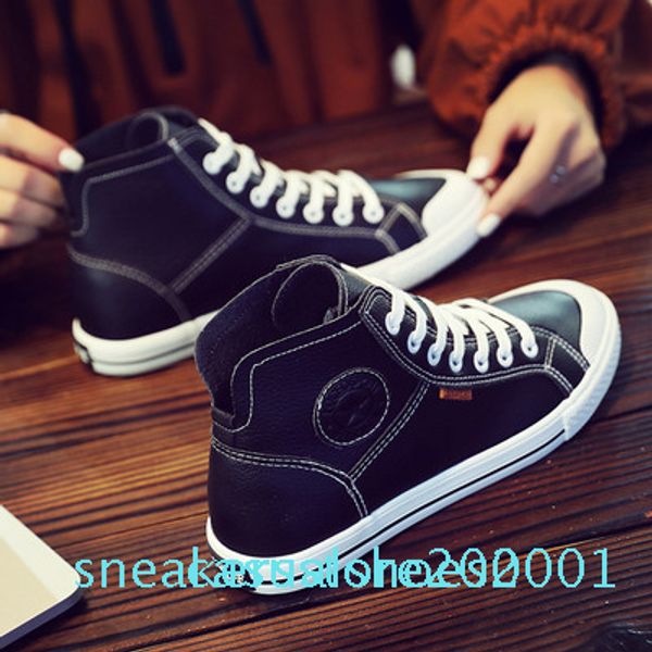 2020 spring new high-women's shoes wild fashion lightweight casual canvas shoes s01, Black
2020 spring new high-women's shoes wild fashion lightweight casual canvas shoes s01, Black