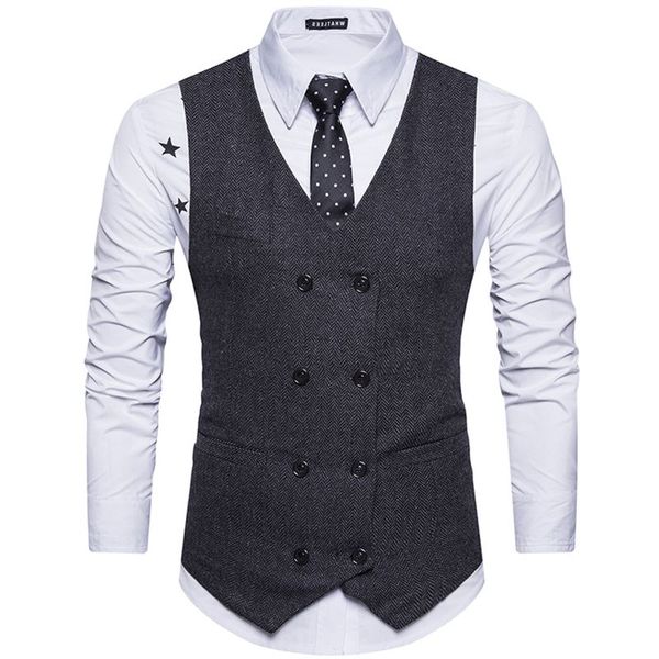2020 custom made tweed men suit vest khaki formal dress suit vest woolen fashion slim fit waistcoat new arrival, Black
2020 custom made tweed men suit vest khaki formal dress suit vest woolen fashion slim fit waistcoat new arrival, Black