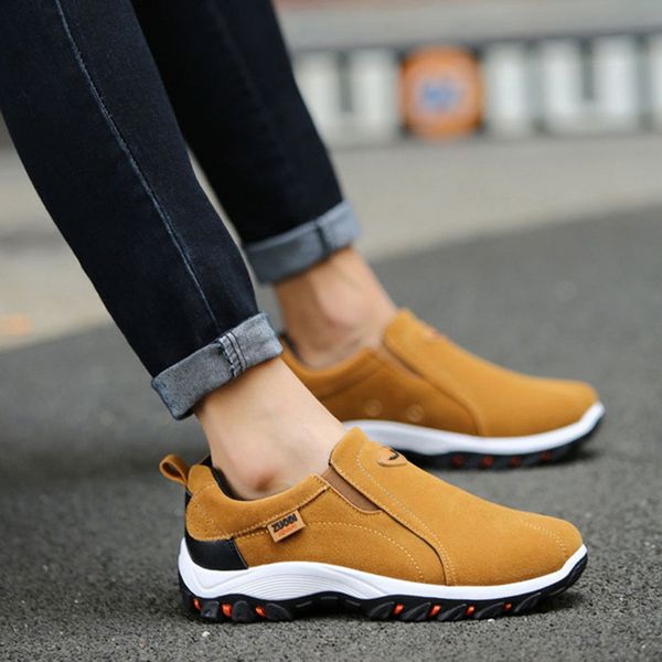 casual climbing men shoes 2019 new men without laces anti sliding fashion male breathable vintage style outdoor shoes size 39-46 t200413, Black
casual climbing men shoes 2019 new men without laces anti sliding fashion male breathable vintage style outdoor shoes size 39-46 t200413, Black