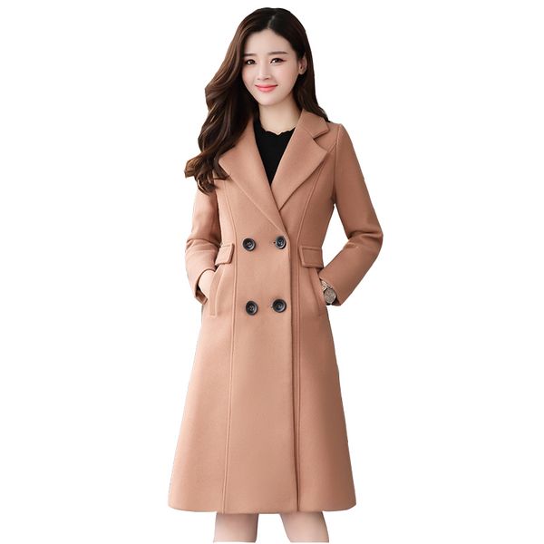 woolen coat women's medium long 2019 autumn winter new wild fashion women's high-end large size woolen coats thickening tide, Black
woolen coat women's medium long 2019 autumn winter new wild fashion women's high-end large size woolen coats thickening tide, Black
