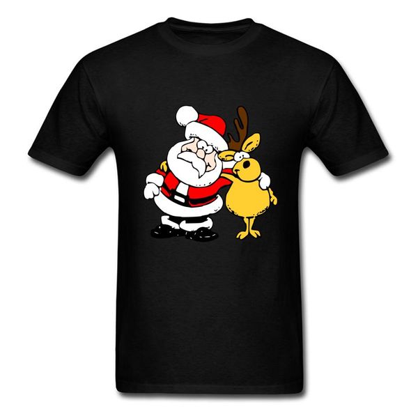 santa claus deer print men t-shirt faddish black short sleeve christmas tee shirts funny cartoon designer, White;black 
santa claus deer print men t-shirt faddish black short sleeve christmas tee shirts funny cartoon designer, White;black