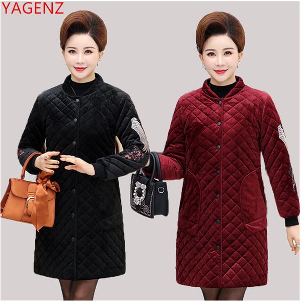 middle aged clothing winter lady elegant coat large size gold velvet warm cotton clothing coats long sleeve ladies' jacket 759, Black
middle aged clothing winter lady elegant coat large size gold velvet warm cotton clothing coats long sleeve ladies' jacket 759, Black