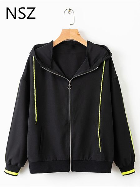 nsz women oversized black sweatshirts long sleeve zipper hoodies sweatshirts reflective decoration hooded coat sweetshirt jacket
nsz women oversized black sweatshirts long sleeve zipper hoodies sweatshirts reflective decoration hooded coat sweetshirt jacket