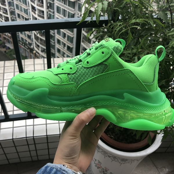 2019 fashion paris triple-s sneaker triple s casual dad shoes for men's women fluorescent green ceahp sports designer shoe size 36-45, Black
2019 fashion paris triple-s sneaker triple s casual dad shoes for men's women fluorescent green ceahp sports designer shoe size 36-45, Black