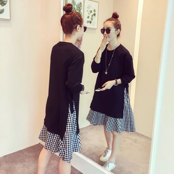 2020 new fashion maternity clothes dress spring autumn pregnant dress plaid dresses for pregnancy long sleeve maternity, White
2020 new fashion maternity clothes dress spring autumn pregnant dress plaid dresses for pregnancy long sleeve maternity, White
