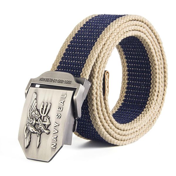 2018 male tactical belt 3.8 cm wide canvas belt for men navy seal automatic buckle man 120cm belts, Black;brown
2018 male tactical belt 3.8 cm wide canvas belt for men navy seal automatic buckle man 120cm belts, Black;brown