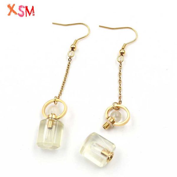 xsm natural lemon citrines perfume bottle drop earrings essential oil diffuser women girls dangle ear hook jewelry, Silver
xsm natural lemon citrines perfume bottle drop earrings essential oil diffuser women girls dangle ear hook jewelry, Silver