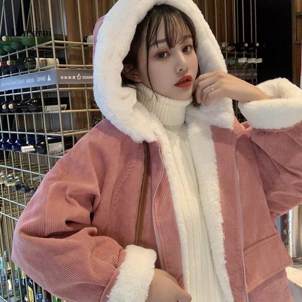abrigos mujer invierno autumn winter parka manteau femme thicken woarm loose pink hooded jacket coat women, Black
abrigos mujer invierno autumn winter parka manteau femme thicken woarm loose pink hooded jacket coat women, Black