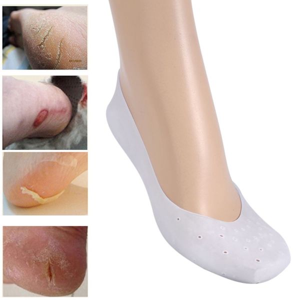 2020 1 pair delicate silicone moisturizing gel heel socks like cracked foot skin care protector feet massager foot pain relief, Black
2020 1 pair delicate silicone moisturizing gel heel socks like cracked foot skin care protector feet massager foot pain relief, Black