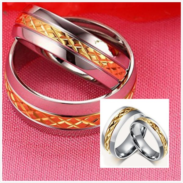 can mix order silver&gold fashion style couple rings lover's stainless steel ring jewelry gift for men women j007
can mix order silver&gold fashion style couple rings lover's stainless steel ring jewelry gift for men women j007