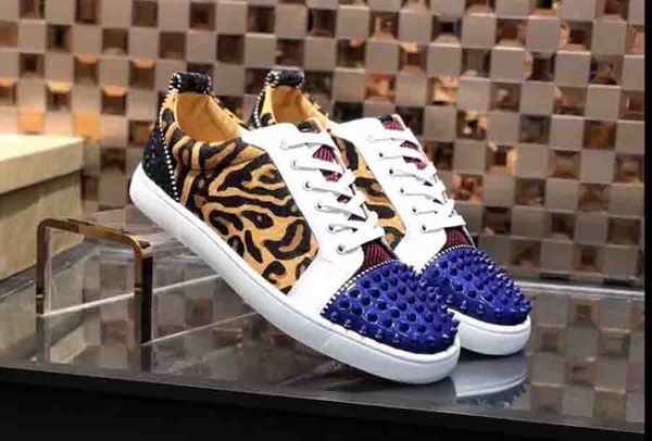 france man casual shoes sneakers red bottom junior spiked toe low leopard sneaker shoes junior flat rivets super quality wholesale cheap, Black
france man casual shoes sneakers red bottom junior spiked toe low leopard sneaker shoes junior flat rivets super quality wholesale cheap, Black