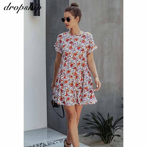 dropship womens summer dress casual mini summer dresses for women floral print plus size sundress 2020 beach clothes robe femme, Black;gray
dropship womens summer dress casual mini summer dresses for women floral print plus size sundress 2020 beach clothes robe femme, Black;gray