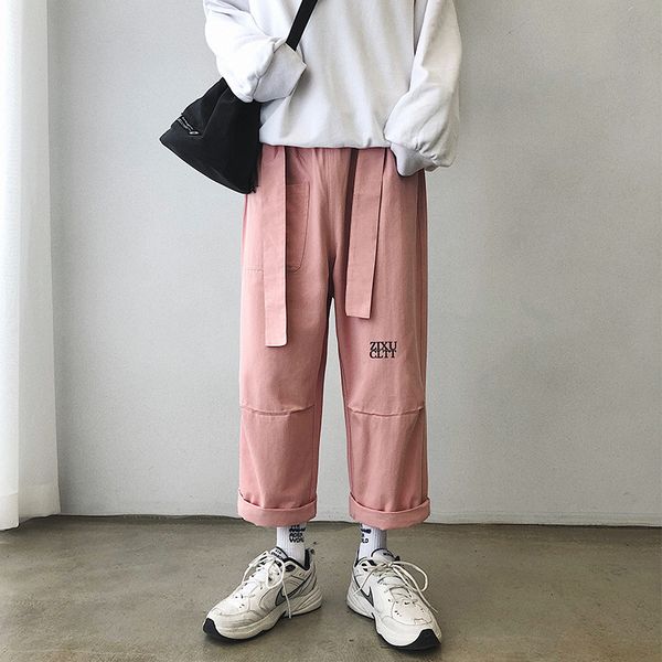 streetwear ribbons harem pants 2020 harajuku cargo pants overalls mens joggers hip hop korean loose sweatpants, Black
streetwear ribbons harem pants 2020 harajuku cargo pants overalls mens joggers hip hop korean loose sweatpants, Black