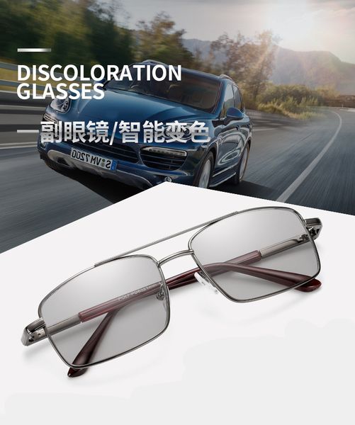 clara vida men pilot style square metal frame gray golden pchromic turn gray sunglasses, White;black
clara vida men pilot style square metal frame gray golden pchromic turn gray sunglasses, White;black