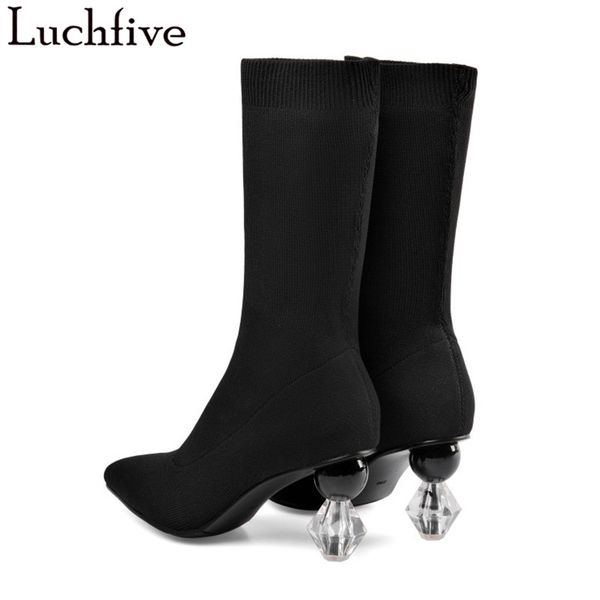 strange clear heels women boots pointy toe ankle boots for women runaway black shoes woman elastic zapatos de mujer
strange clear heels women boots pointy toe ankle boots for women runaway black shoes woman elastic zapatos de mujer