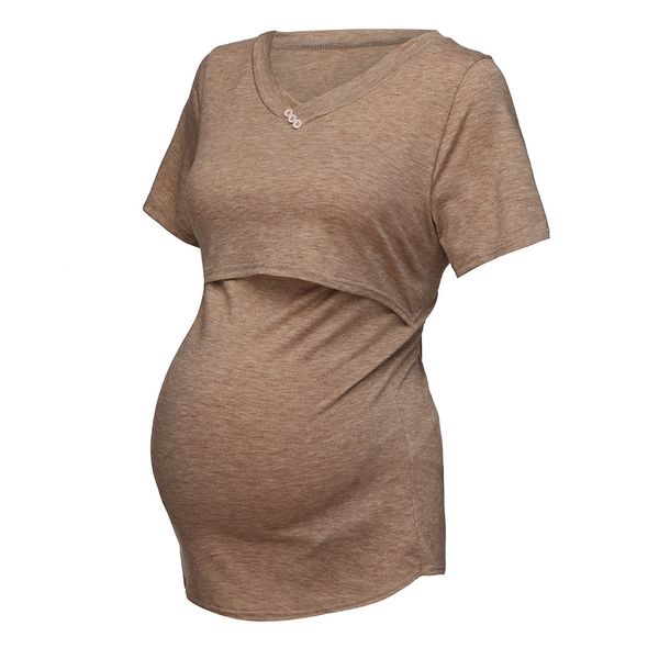 vetement femme Women Maternity pregnancy clothes dress Short Sleeve Pure Colour Tops Breastfeeding Nusring Maternity Clothes
vetement femme Women Maternity pregnancy clothes dress Short Sleeve Pure Colour Tops Breastfeeding Nusring Maternity Clothes