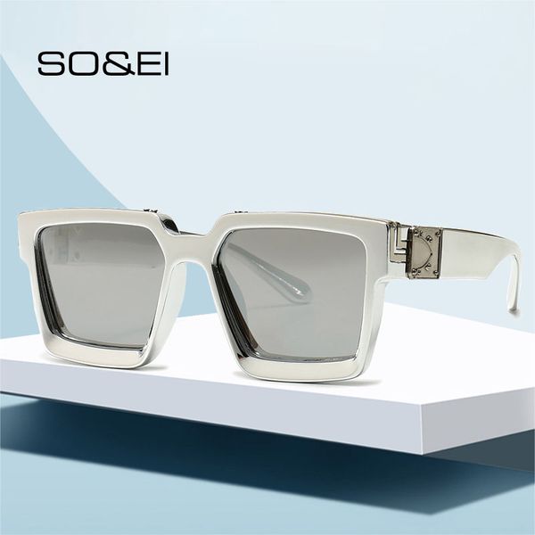 so&ei vintage square women sunglasses brand designer candy colors mirror lens eyewear ins popular sun glasses men oculos uv400, White;black
so&ei vintage square women sunglasses brand designer candy colors mirror lens eyewear ins popular sun glasses men oculos uv400, White;black